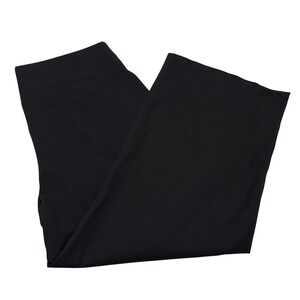 Old Navy Pixie Wide Leg Pants Womens 2X Black High Rise Comfort Waist Workwear